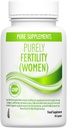 Conception Fertility Supplement for Women | Female Fertility Support | Promotes Ovulation, Regular Cycle, Hormonal Balance | CoQ10, 400µg Methylfolate (Folic Acid), Inositol, Iron, Selenium, Zinc, etc