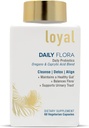 Loyal Daily Flora - Flora pH Balancing Oral Supplement - Daily Probiotics - Maintains a Healthy Gut - Balances Flora - Supports Urinary Tract (60 Capsules)