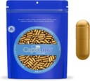 Capsuline Size 0 - Colored Gold Empty Gelatin Capsules - 1000 Count - Empty Gel Pill Capsules - DIY Pure Bovine Pill Capsule Filling - Empty Caps - Kosher and Halal Certified