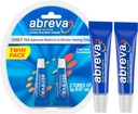Abreva 10 Percent Docosanol Cold Sore Treatment, Treats Your Fever Blister in 2.5 Days - 0.07 oz Tube x 2