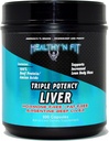 Healthy 'N Fit Triple Potency Liver (500 Capsule Mega-Value) - Pure Argentine Desiccated Beef Liver. Grass Fed, Hormone Free, Pasture Raised, No Fillers.