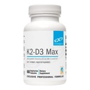 XYMOGEN K2-D3 Max - Vitamin D3 K2 with 180mcg VIT K Per Capsule - Bioavailable Vitamin D 5000 IU (Cholecalciferol) with K2 MK-7 - Bone Health + Immune Support Supplement (60 Capsules)
