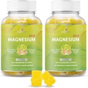 BeLive Magnesium Gummies 200mg - 60 Ct | Magnesium Glycinate Supplements for Relaxation, Stress Relief, and Sleep for Adults & Kids - Tasty and Tangy Pineapple Flavor (2)