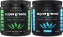 NutraChamps Super Greens Berry & Super Greens Tropical Bundle - 2 Month Supply