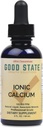 Good State Liquid Ionic Calcium Ultra Concentrate - 10 Drops Equals 50 Mg - 100 Servings Per Bottle 1.6fl. oz