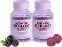 Lemme Debloat - Digestive & Gut Health Gummies with 2 Clinically Studied Probiotics & Prebiotic, Vegetarian, Gluten Free, Non GMO, BlackBerry Flavor (60 Count) (Pack of 2)