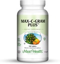 Maxi Health Max C Gram Plus -Gradual Release Buffered Vitamin C Tablets, 180 Count (Pack of 1)
