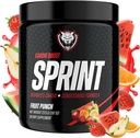 6AM Run Sprint - Pre Workout Powder for Instant Energy Boost for Cardio and Focus - No Jitters, High Energy Conditioning Formula - All Natural, Keto, Vegan (Fruit Punch, Full Bottle)