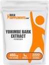 BulkSupplements.com Yohimbe Extract Powder - Yohimbe Bark Extract - Herbal Supplement, Gluten Free, 250mg per Serving, 1kg (2.2 lbs) (Pack of 1)