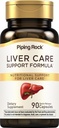 Piping Rock Liver Cleanse Complex | 90 Capsules | Liver Care Support Formula | Non-GMO, Gluten Free Supplement
