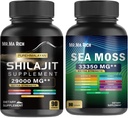 Mr.Ma Rich Sea Moss and shilajit Bundle - 90 * 2 Count (Sea Moss and Shilaji)