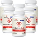 Ubiquinol CoQ10-600mg-Softgel, Active Coq10 Ubiquinol Supplement with Vitamin E & Omega 3, 6, 9, High Absorption-Coenzyme-Q10, Powerful Antioxidant for Energy Production, Tested, 360 Count