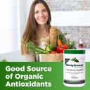 Minty Greens Dietary Supplement - 295 Grams - Fruits and Veggies Supplement - Greens Supplements Superfood Antioxidant Powder Blend with Spirulina Herbs Probiotics Lutein and Pomegranate