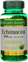 Nature's Bounty Natural Whole Herb Echinacea 400mg, 100 Capsules (Pack of 2)