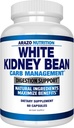 Arazo Nutrition White Kidney Bean Extract - 100% Pure Carb Blocker and Fat Absorber for Weight Support - Intercept Carbs