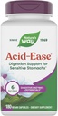 Nature's Way Acid-Ease Digestion Formula, Digestive Support Supplement for Sensitive Stomachs*, 180 Vegan Capsules