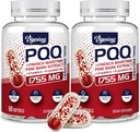 200 mg Pycnogeno with PQQ, Premium French Maritime Pine Bark Extract, Unique Dual-Delivery for Maximum Absorption, Pine Bark Extract for Vascular & Heart & Joint Function - 120 Vegan Softgels