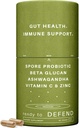Defend Immune & Gut Support – Spore Probiotic DE111®, Beta Glucan, Ashwagandha – Supports Immunity, Gut Health, Stress & Bloating Relief Supplement – 60 Capsules