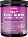 ZEBORA Multi Collagen Peptides Powder for Women – Hydrolyzed Collagen Peptides with D-Mannose & Women's Probiotics – Supports Skin, Hair, Nails, and Urinary Tract Health, Unflavored, 35 Servings
