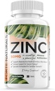 Zinc 50mg, (30 Tablets), Specially Formulated for Sensitive Stomach, Immune Support, Skin & Hair, Vegan Zinc Supplement, Non-GMO Made in USA