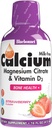 Bluebonnet Nutrition Liquid Calcium Citrate Calcium Citrate, Magnesium Citrate, Vitamin D3, Bone Health, Gluten Free, Soy Free, Milk Free, Kosher, 32 Servings, Strawberry Flavor, 16 Fl Oz (Pack of 1)