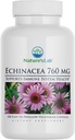 Nature's Lab Echinacea 760mg Dietary Supplement - Powerful All Natural Immune System Support - Non-GMO, Gluten Free - 100 Capsules (50 Day Supply)