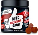FlavCity Multivitamin for Men - Daily Mens Multivitamins Gummies with Premium Vitamins, Minerals & Prebiotic Fiber - No Cane Sugar or Seed Oils - with Organic Beets, Acai & More (90 Gummies)