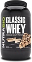 NutraBio Classic Whey Protein Powder- Full-Spectrum Amino Acid Profile - No Fillers, Artificial Colors, Preservatives - Low Glycemic Index - (Chocolate Peanut Butter, 2 Pounds)