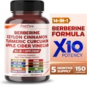 Berberine Cinnamon Apple Cider Vinegar Turmeric - Overall Wellness Support