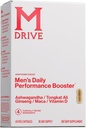 Mdrive Men's Daily Performance Complex Support Supplement for Men - Ashwaghanda, Tongkat Ali, Ginseng, Maca & Vitamin D, 60 Capsules, 30 Day Supply