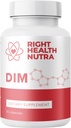 Right Health Nutra DIM Supplement 200 mg - 60 Capsules - Formula with Diindolylmethane, Cabbage Powder, Broccoli Powder & Pomegranate Extract - Plant-Based Support for Wellness