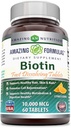 Amazing Formulas Biotin Fast Dissolving 10000MCG 60 Tablets Supplement | Citrus Flavor | Non-GMO | Gluten Free | Made in USA
