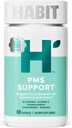 Habit PMS Support Supplement for Women (60 Capsules) - Supports Premenstrual Symptoms & Stress, Hormone Balance, Mood, B Vitamins, Vitamin D, Chasteberry, Ashwagandha, Gluten-Free, Non-GMO (1 Pack)