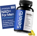 Selerb NAD+ Supplements for Men – Nitric Oxide Prostate Health Supplements for Men with Resveratrol, CoQ10, L Citrulline and Lycopene for Anti-Aging, Stamina & Cellular Energy Support 60 Capsules