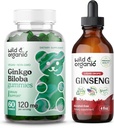 Wild & Organic Ginkgo Biloba Gummies & Ginseng Tincture 4 fl oz