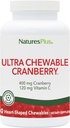 Natures Plus Ultra Chewable Cranberry Love Berries - 400 mg, 180 Vegetarian Tablets - Natural Cranberry Supplement, Promotes Urinary Tract Health - Non-GMO, Gluten-Free - 90 Servings