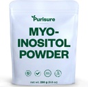 Purisure Inositol Powder, 250g, Fertility, Hormonal Balance and Ovarian Support, Pure Powder, Inositol Supplement to Support Energy and Brain Wellness, Vegan, Non-GMO, 500 Servings