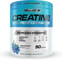 Cellucor Creatine Powder, Blue Raspberry Flavor - Increases Strength, Lean Muscle Mass & Endurance, Micronized Creatine for Fast Absorption, 5g Creatine per Serving, 50 Servings