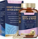 Kidney Cleanse Detox & Repair, Advanced Kidney Support Supplement - Cranberry & Chanca Piedra Pills for Bladder Control, Urinary Pain Relief, Cranberry Urinary Tract Health, Kidneey Stones Dissolver