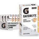 Gatorlyte Powder, Cherry Lime, Makes 16.9 Fl Oz (Pack of 48)