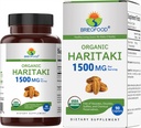 Brieofood Organic Haritaki 1500mg, 45 Servings, Vegetarian, Gluten Free, 90 Vegetarian Tablets