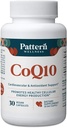 Pattern Wellness CoQ10 – 200mg Ubiquinone with BioPerine® Black Pepper Extract – Cellular Energy & Vitality Support – Non-GMO – 30 Vegan Capsules*