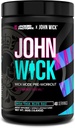 Jacked Factory X John Wick - Wick Mode Pre Workout Powder - Intense Energy, Battle-Ready Focus, Unstoppable Commitment, and Sheer Will - 40 Servings, Baba Yaga Blue Raz