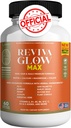 Reviva Glow Max - Hair, Skin & Nails Support Supplement | Biotin, Calcium, Magnesium, Folate & Herbal Blend | Premium Formula | 60 Capsules, Vegan & Gluten-Free