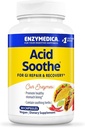 Enzymedica, Acid Soothe, Support for Occasional Heartburn, 3-in-1 Formula with Enzymes & Soothing Herbs, 30 Count