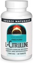 Source Naturals L-Citrulline - Supports Exercise Recovery, Energy and Detoxification*, 1,000 mg - 60 Tablets
