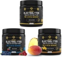 MMA Nutrition HRDWRK - 100 Servings Keto Electrolytes Powder Hydration Sugar Free - Electrolyte Powder to Boost Endurance & Reduce Fatigue with Electrolytes Supplement Set of 3