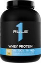 Rule 1 Whey Protein – 24g Fast-Acting Protein from All-Whey Sources with Naturally Occurring EAAs & BCAAs for Workout Recovery or Anytime Use (5 Pounds*, Banana Crème)