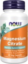 Now Supplements, Magnesium Citrate, Enzyme Function*, Nervous System Support*, 60 Veg Capsules